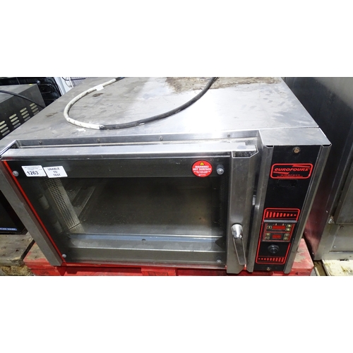 1263 - VAT A convection oven by Eurofours, 400v 3-phase Trade... 