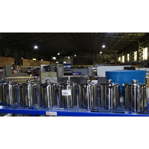 1265 - 8 x bar / restaurant ice buckets