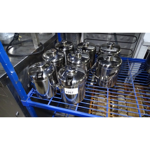 1267 - 8 x bar / restaurant ice buckets