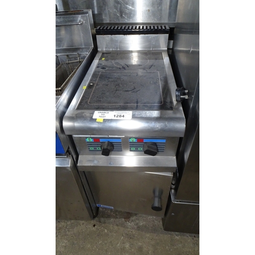 1284 - VAT. A commercial stainless steel counter height induction hob by Bonnet 3 phase Trade... 
