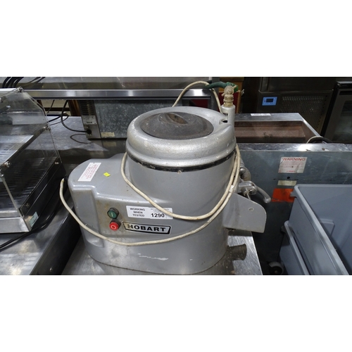 1290 - VAT. A commercial counter top potato rumbler peeler by Hobart trade.Tested Working ... 