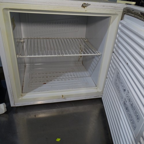 1255 - A small counter top freezer by Electrolux trade. Tested Working