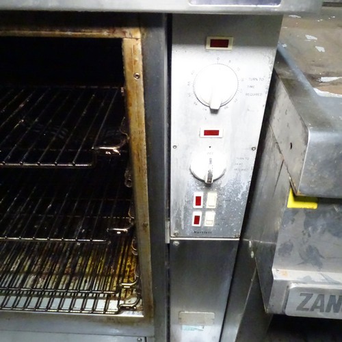 1262 - VAT. A commercial stainless steel oven by Bartlett & son type 29E serial R2003/2 400v 3-phase Tr... 