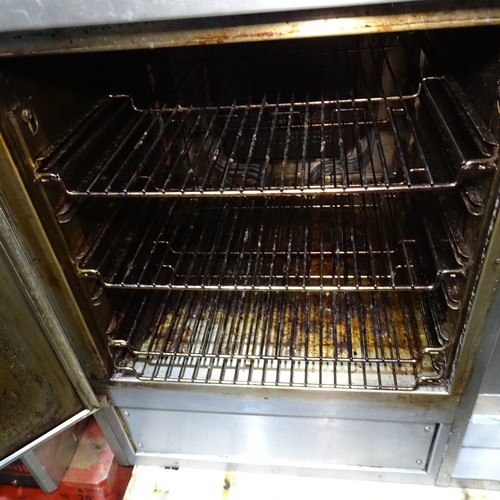 1262 - VAT. A commercial stainless steel oven by Bartlett & son type 29E serial R2003/2 400v 3-phase Tr... 
