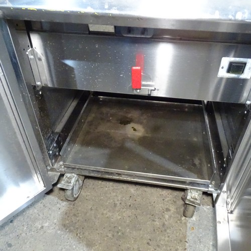 1272 - VAT. An electric double fryer by Lincat 3 phase 400v no baskets trade... 