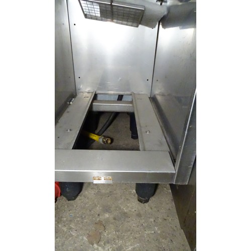1284 - VAT. A commercial stainless steel counter height induction hob by Bonnet 3 phase Trade... 