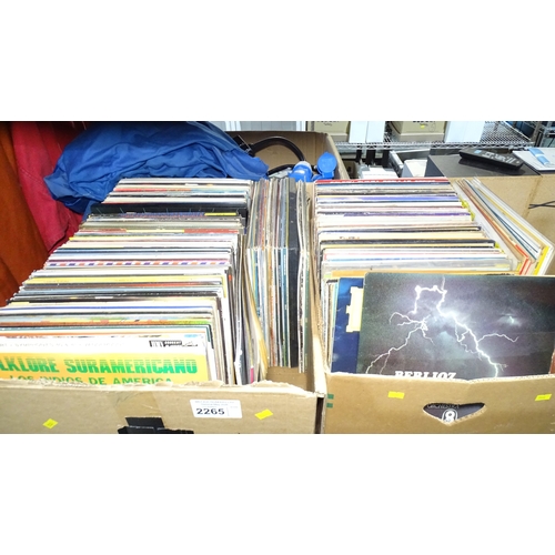 A quantity of various vinyl records - Contents of 2 boxes