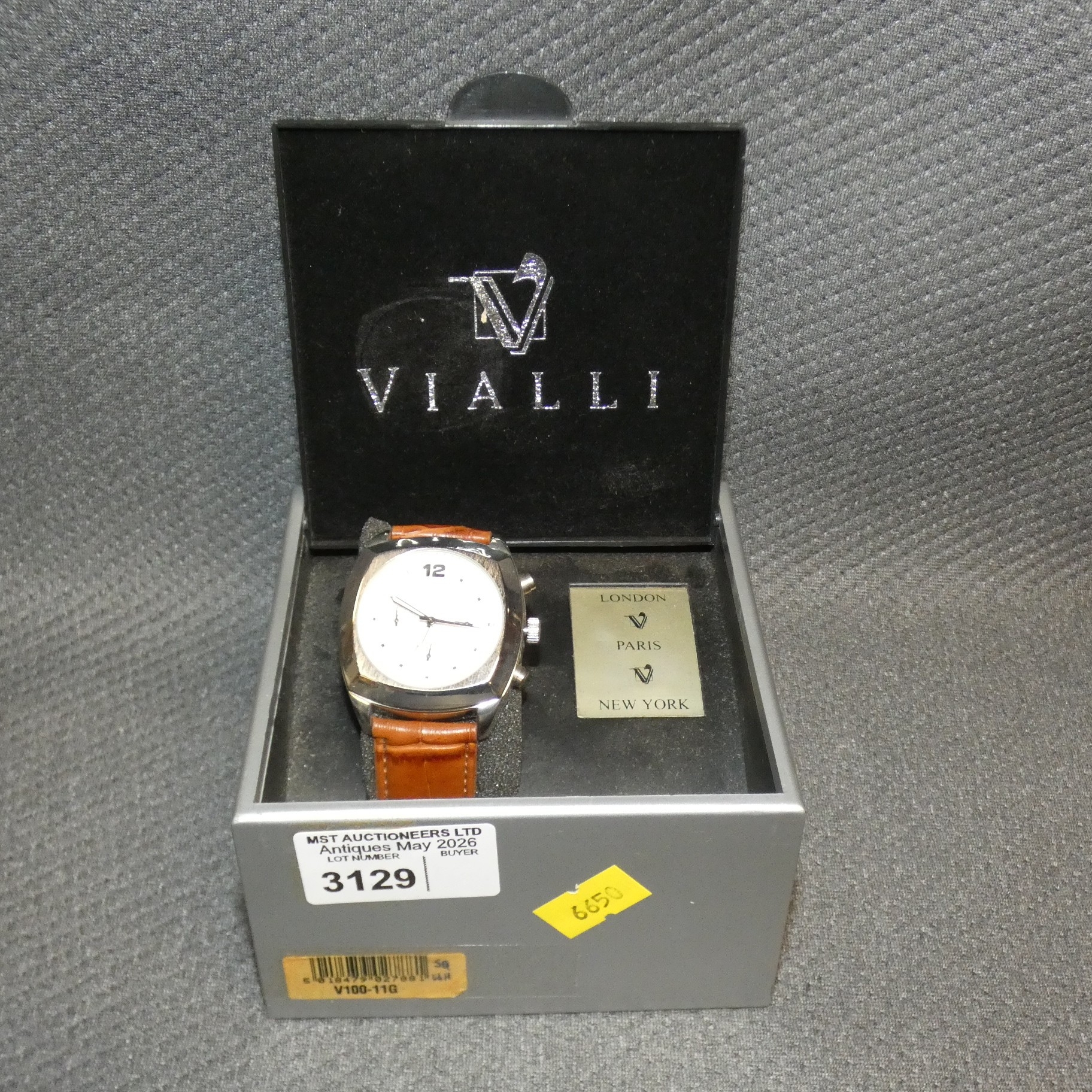 A boxed Vialli gentleman's wrist watch