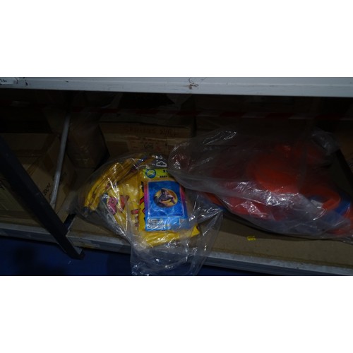 A quantity of various items to include shells, inflatable baby seats ...