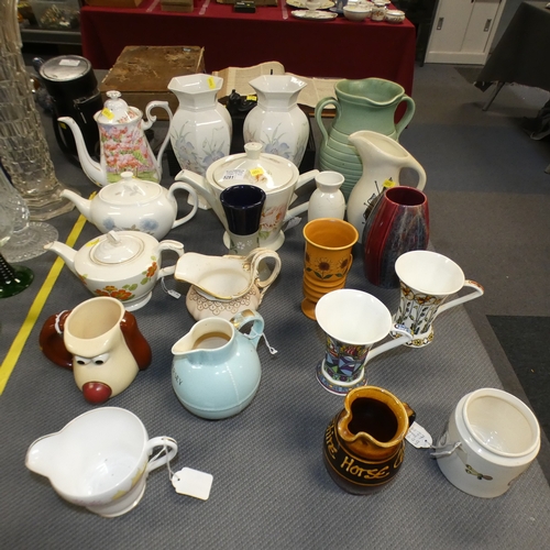 5281 - A quantity of miscellaneous decorative jugs and vases etc