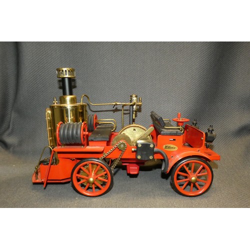 5059 - A Wilesco D305 live steam powered model fire engine with box