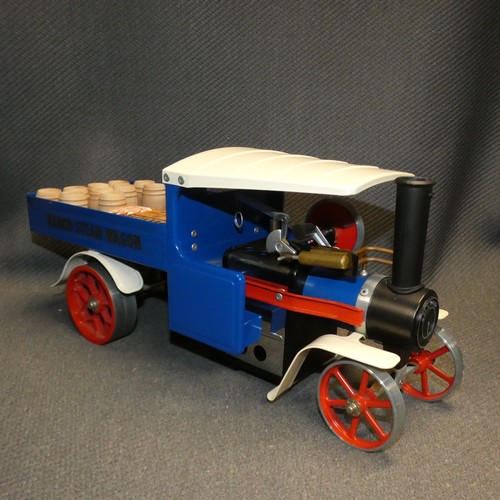 5060 - A vintage Mamod SW1 live steam model steam wagon with box