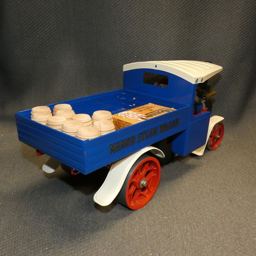 5060 - A vintage Mamod SW1 live steam model steam wagon with box