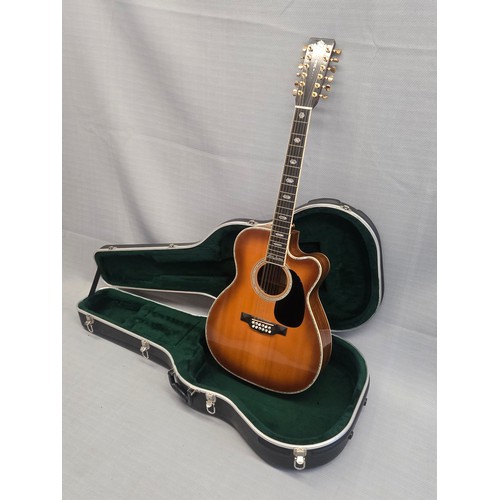 5282 - 1 x MC12-41 Martin Richie Sambora Signature Sunburst #15 of 200, Twelve String with a Fishman Ellips... 