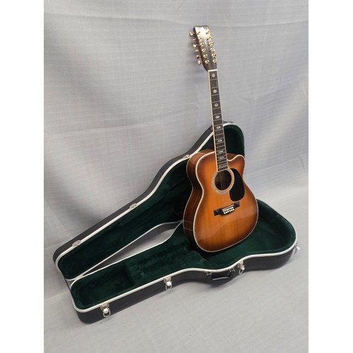 5282 - 1 x MC12-41 Martin Richie Sambora Signature Sunburst #15 of 200, Twelve String with a Fishman Ellips... 