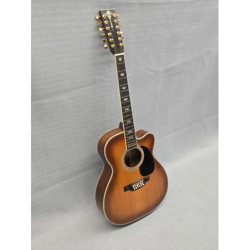 5282 - 1 x MC12-41 Martin Richie Sambora Signature Sunburst #15 of 200, Twelve String with a Fishman Ellips... 