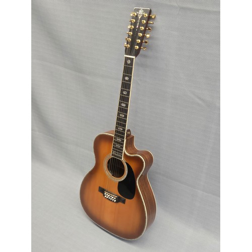 5282 - 1 x MC12-41 Martin Richie Sambora Signature Sunburst #15 of 200, Twelve String with a Fishman Ellips... 