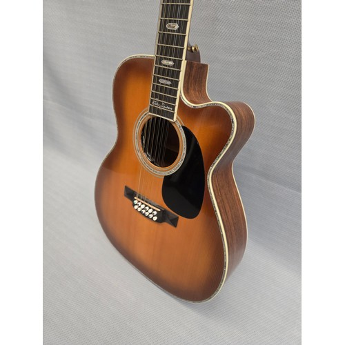 5282 - 1 x MC12-41 Martin Richie Sambora Signature Sunburst #15 of 200, Twelve String with a Fishman Ellips... 