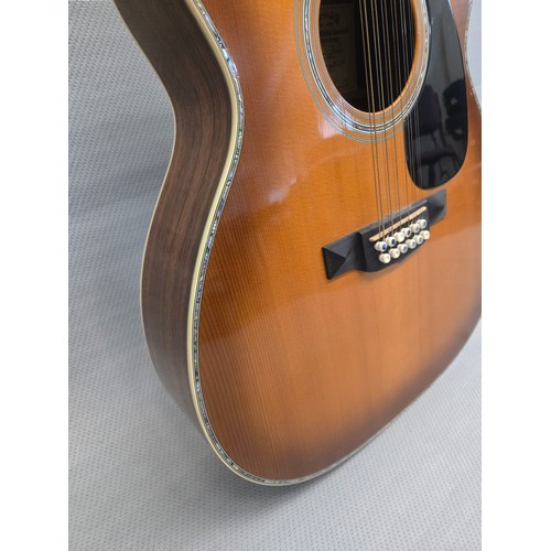 5282 - 1 x MC12-41 Martin Richie Sambora Signature Sunburst #15 of 200, Twelve String with a Fishman Ellips... 