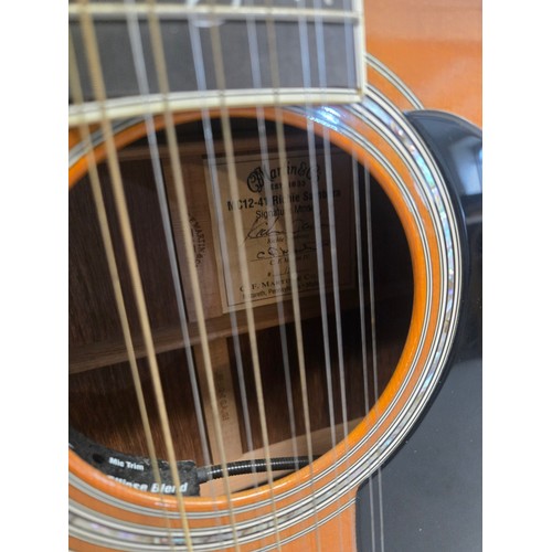 5282 - 1 x MC12-41 Martin Richie Sambora Signature Sunburst #15 of 200, Twelve String with a Fishman Ellips... 