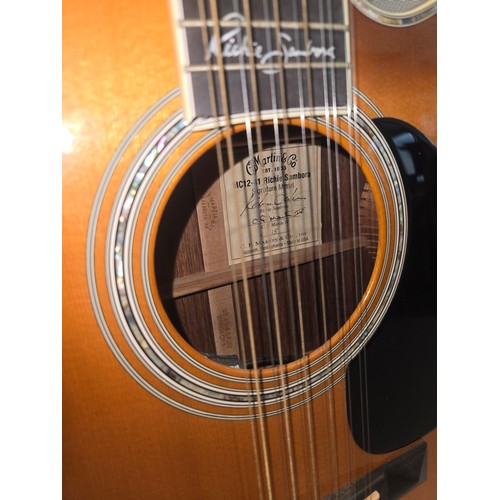5282 - 1 x MC12-41 Martin Richie Sambora Signature Sunburst #15 of 200, Twelve String with a Fishman Ellips... 
