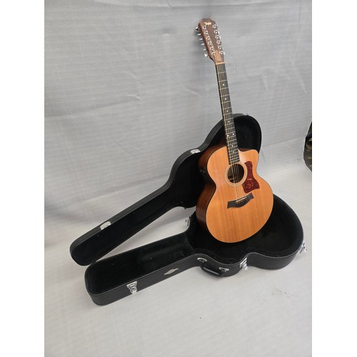 5283 - 1 x Taylor 355-CE 12- String Acoustic - Electric Guitar. SN: 20030724027. This guitar is accompanied... 