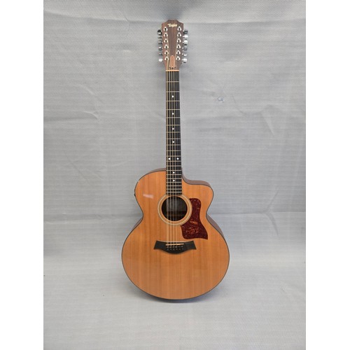 5283 - 1 x Taylor 355-CE 12- String Acoustic - Electric Guitar. SN: 20030724027. This guitar is accompanied... 