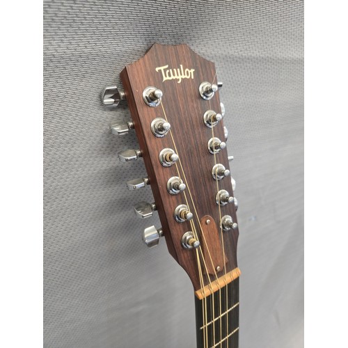 5283 - 1 x Taylor 355-CE 12- String Acoustic - Electric Guitar. SN: 20030724027. This guitar is accompanied... 