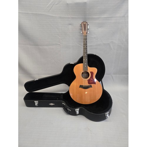 5283 - 1 x Taylor 355-CE 12- String Acoustic - Electric Guitar. SN: 20030724027. This guitar is accompanied... 