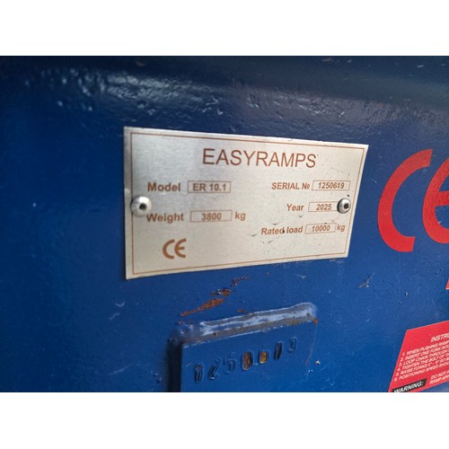 Vat. 1 x Easyramps ER10.1 mobile container loading / unloading ramp, SN ...