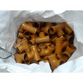 Vat. A quantity of Aquaflow 110mm terracotta 87.5° triple socket ...