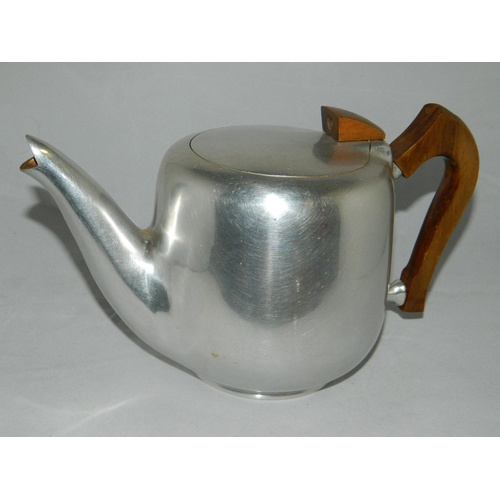 79 - Picquot ware teapot and water pot