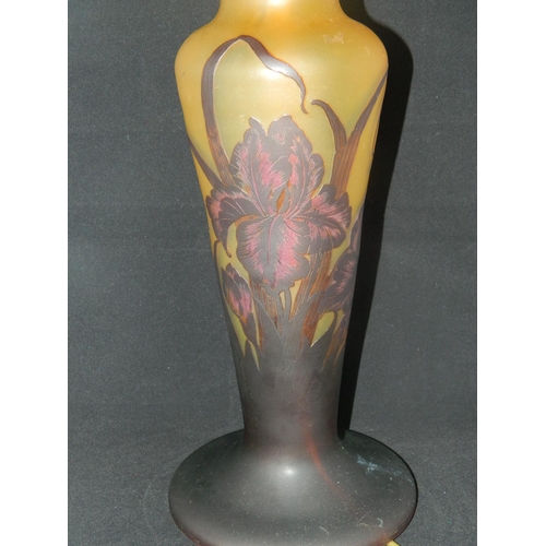 82 - 2 Galle glass style table lamp bases