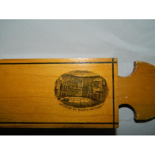 84 - 2 Pieces Mauchline ware [ shavers box blocks]