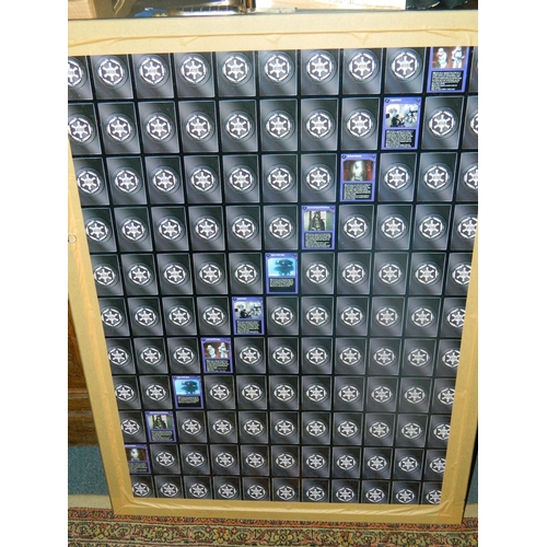 278 - Star Wars framed collectors cards