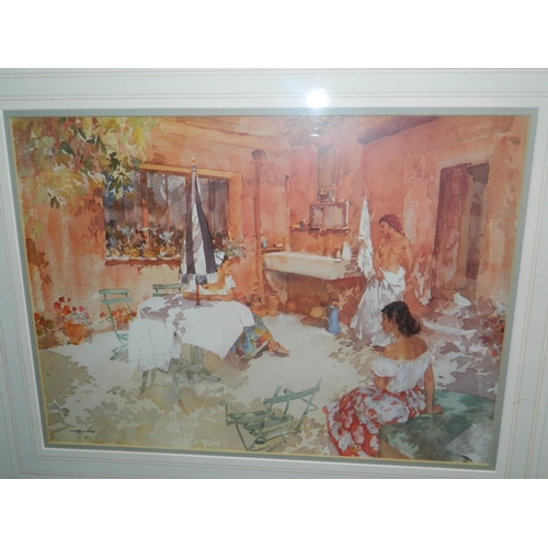 286 - Russel Flint gilt framed print 64x52cm