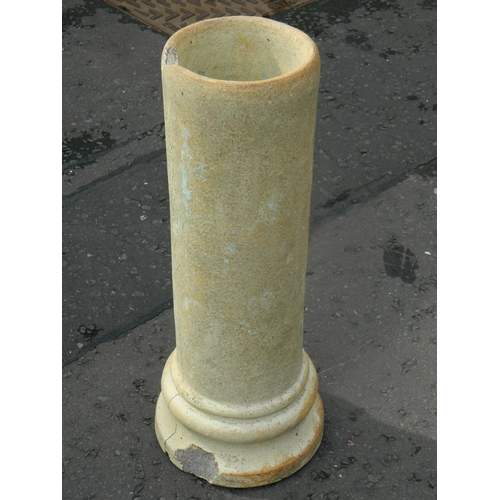 314 - Small podium chimney pot style suitable for a garden