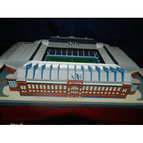 67 - Scale model of Ibrox stadium