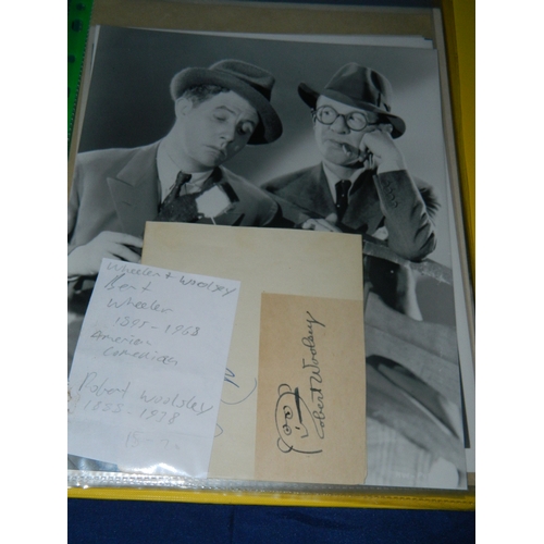 27 - Autograph album, including James Mason, Bob Hope and George Burns.