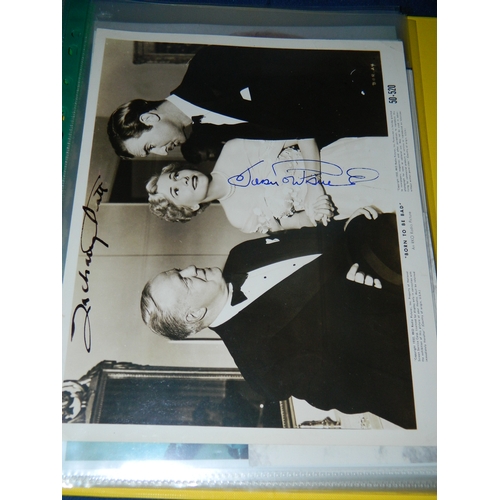 27 - Autograph album, including James Mason, Bob Hope and George Burns.