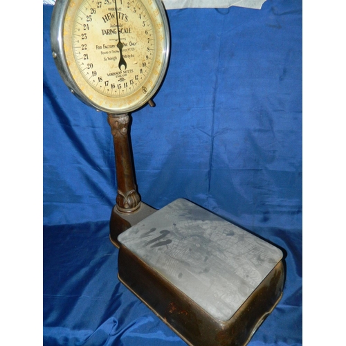 43 - Hewitts automatic Taring scale by Workopp(Salter)