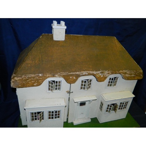 24 - 1930's rare Triang thatched dolls House