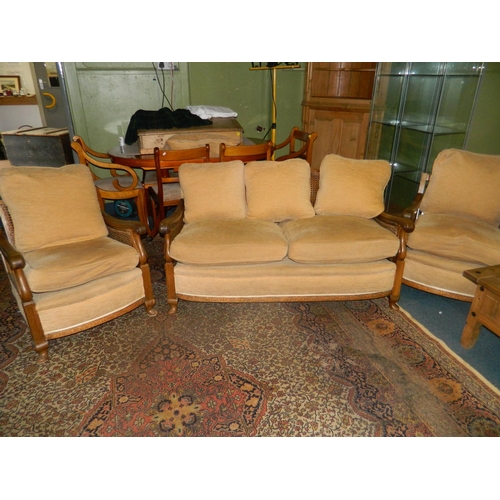 687 - 3 piece Bergere suite