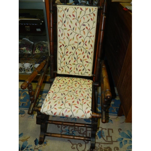 41 - Victorian rocking chair