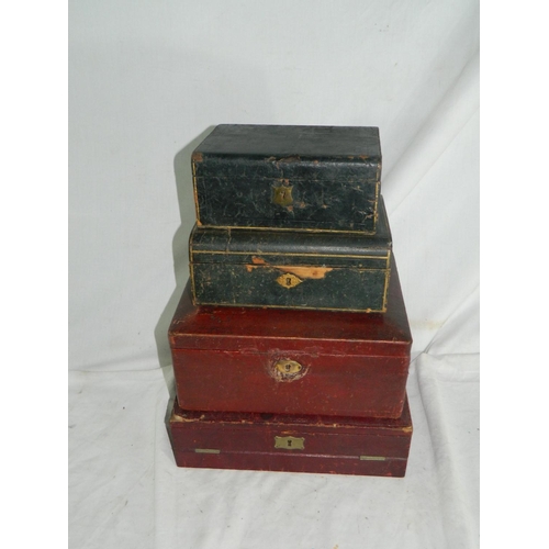 57 - 4 jewellery boxes