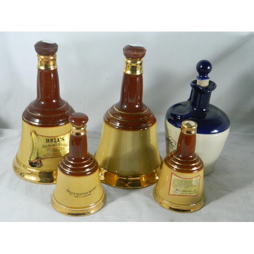 88 - Selection of Bells whisky jars