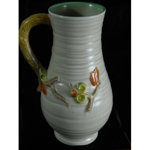 9 - Clarice Cliff floral patterned jug