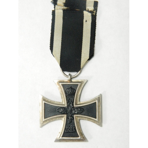 106 - WWI black iron cross stamped 1914