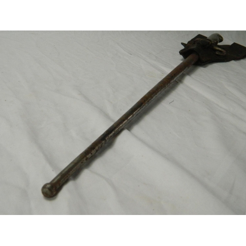 111 - French 1886 pattern bayonet having tapering cruciform blade, hooked quillon and white metal grip. Ha... 