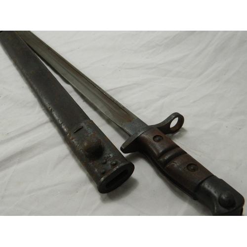 113.2 - British 1913 pattern P13 sword bayonet having fullered blade with ricasso stamped REMINGTON 1913 6 1... 